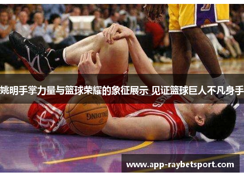 姚明手掌力量与篮球荣耀的象征展示 见证篮球巨人不凡身手